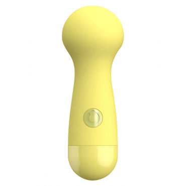 Toy Joy Cara Small Wand Massager, желтый, Компактный вибромассажер с круглой головкой Toy Joy Cara Small Wand Massager, желтый, Компактный вибромассажер с круглой головкой