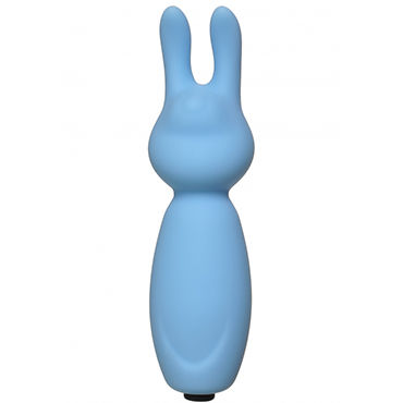 Lola Toys Emotions Funny Bunny, голубой, Компактная вибропуля в виде зайчика Lola Toys Emotions Funny Bunny, голубой, Компактная вибропуля в виде зайчика