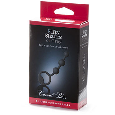 Fifty Shades of Grey Carnal Bliss Silicone Anal Beads - Гибкая анальная цепочка небольшого размера - купить в секс шопе Fifty Shades of Grey Carnal Bliss Silicone Anal Beads - Гибкая анальная цепочка небольшого размера - купить в секс шопе