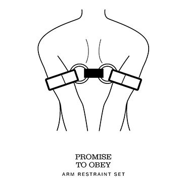 Fifty Shades of Grey Promise to Obey Arm Restraint Set, Комплект фиксаторов для рук и другие товары Fifty Shades of Grey с фото Fifty Shades of Grey Promise to Obey Arm Restraint Set, Комплект фиксаторов для рук и другие товары Fifty Shades of Grey с фото