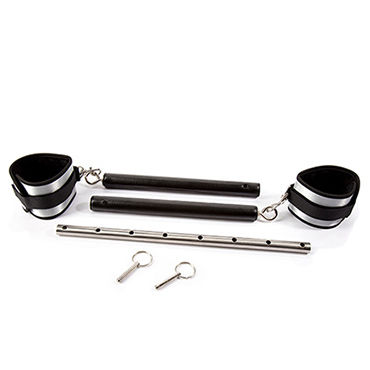 Fifty Shades of Grey Trust Me Adjustable Spreader Bar and Cuff Set, Распорка для фиксации с мягкими манжетами Fifty Shades of Grey Trust Me Adjustable Spreader Bar and Cuff Set, Распорка для фиксации с мягкими манжетами