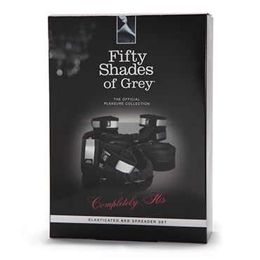 Fifty Shades of Grey Completely His Bed Spreader with Bungee Straps, Набор для фиксации на кровати с эластичными лентами и другие товары Fifty Shades of Grey с фото Fifty Shades of Grey Completely His Bed Spreader with Bungee Straps, Набор для фиксации на кровати с эластичными лентами и другие товары Fifty Shades of Grey с фото