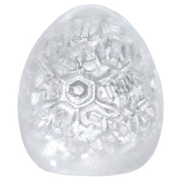 Tenga Egg Sparkle - Одноразовый мастурбатор с рельефом в виде снежинок - купить в секс шопе Tenga Egg Sparkle - Одноразовый мастурбатор с рельефом в виде снежинок - купить в секс шопе