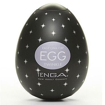 Tenga Egg Twinkle, Одноразовый мастурбатор с рельефом в виде звездочек Tenga Egg Twinkle, Одноразовый мастурбатор с рельефом в виде звездочек
