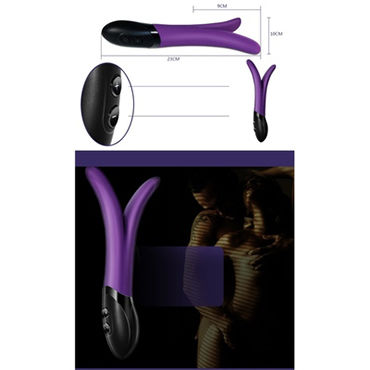 LoveToy Violet - Универсальный вибратор с двумя моторчиками - купить в секс шопе LoveToy Violet - Универсальный вибратор с двумя моторчиками - купить в секс шопе