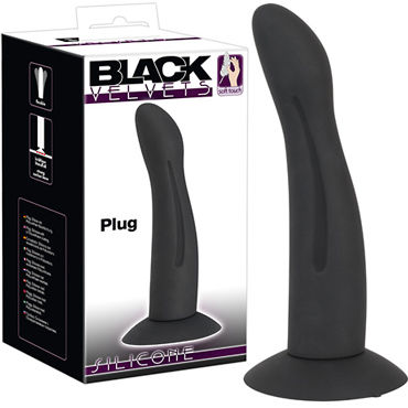 Orion Black Velvets Plug, черный, Анальный фаллоимитатор Orion Black Velvets Plug, черный, Анальный фаллоимитатор