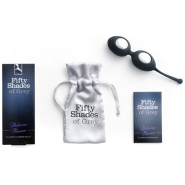 Fifty Shades of Grey Delicious Pleasure - Шарики из коллекции ''50 оттенков серого'' - купить в секс шопе Fifty Shades of Grey Delicious Pleasure - Шарики из коллекции ''50 оттенков серого'' - купить в секс шопе