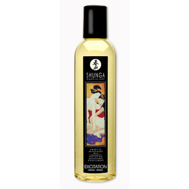 Shunga Excitation, 250 мл, Массажное масло, апельсин Shunga Excitation, 250 мл, Массажное масло, апельсин