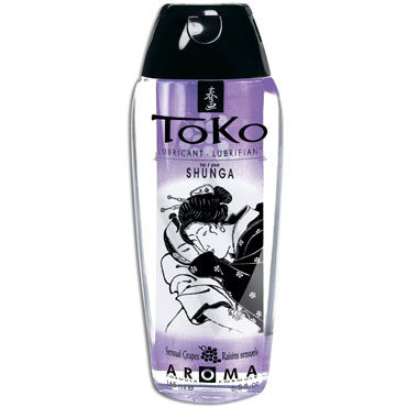 Shunga Toko Aroma, 165 мл, Лубрикант с нежным вкусом, виноград Shunga Toko Aroma, 165 мл, Лубрикант с нежным вкусом, виноград