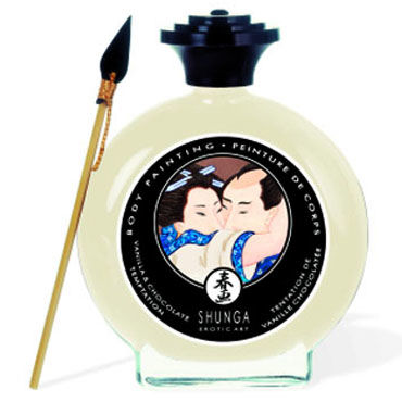 Shunga Body Painting, 100 мл, Съедобная краска для тела, ваниль и шоколад Shunga Body Painting, 100 мл, Съедобная краска для тела, ваниль и шоколад