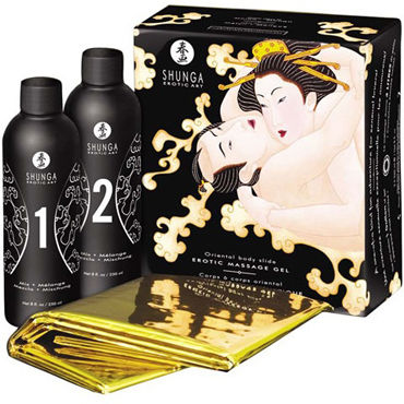 Shunga Erotic, 225 мл, Гель для восточного массажа, дыня и манго Shunga Erotic, 225 мл, Гель для восточного массажа, дыня и манго