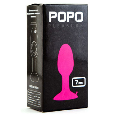 ToyFa Popo Pleasure Анальная втулка, 7см Со стальным шариком внутри