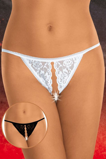 Soft Line стринги, белые С красивым разрезом