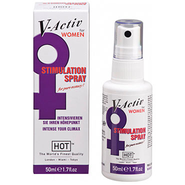 Hot V-Active Stimulation Women Spray, 50 мл Стимулирующий спрей для женщин