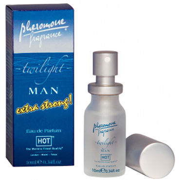 Hot Man Twilight Extra Strong, 10 мл Духи-спрей для мужчин с феромонами shiatsu pheromone man 25мл духи с феромонами для мужчин