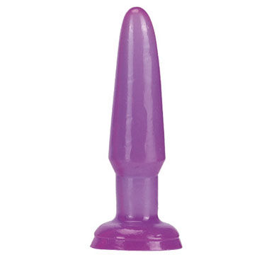 Gopaldas Mini Slim Butt Plug фиолетовый Гелевая анальная пробка