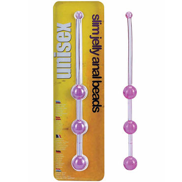 Gopaldas Slim Jelly Anal Beads розовый Гелиевые анальные шарики