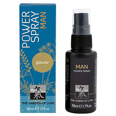 Shiatsu Man Power Spray, 50 мл Спрей для мужчин, увеличивающий эрекцию