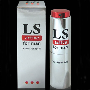 Bioritm Lovespray Active Men, 18 мл Cпрей-лубрикант с возбуждающим эффектом