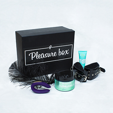 Pleasure Box Black для Него и для Неё Набор для сексуальных экспериментов