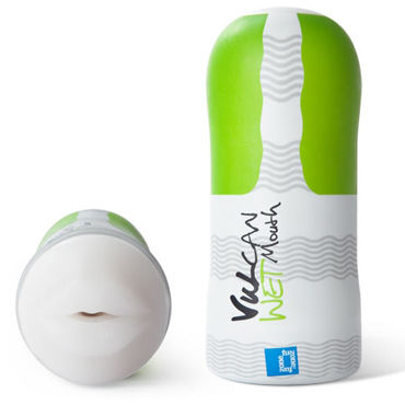 Topco FunZone Vulcan Love Skin Masturbator Wet Mouth Мастурбатор-ротик в тубе