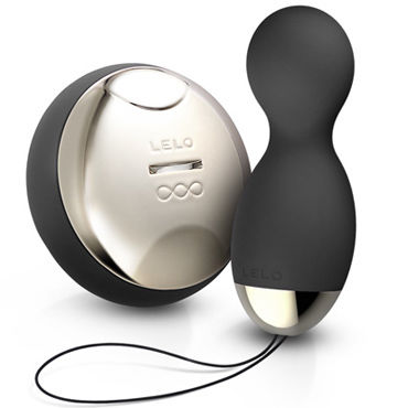 Lelo Hula Beads, черные Вагинальные виброшарики c ротацией и дистанционным управлением