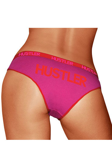 Hustler слипы, розовые Из хлопка, на широкой резинке