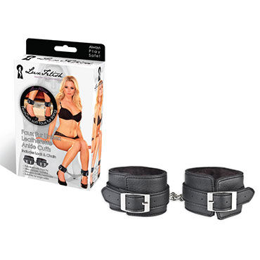 Lux Fetish фиксаторы Для ног, с мехом