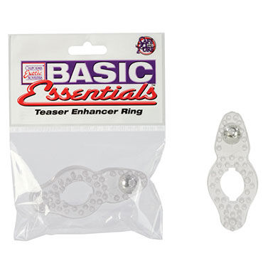California Exotic Basic Essentials Teaser Enhancer Ring Кольцо с бусинкой