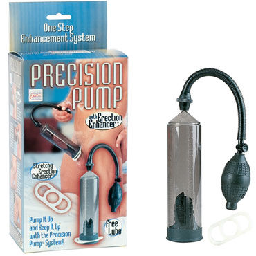 California Exotic Precision Pump With Enhancer Вакуумная помпа и эрекционное кольцо