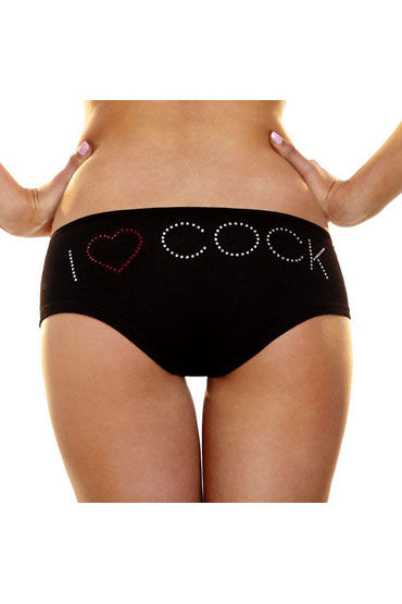 Hustler Lingerie Трусики-слипы I Love Cock С надписью из страз