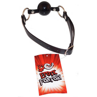 Erotic Fantasy Ballgag, черный Кляп с силиконовым шаром
