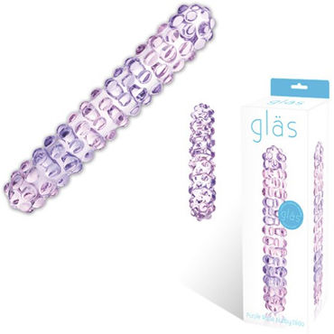Glas Nubby Двухсторонний стеклянный стимулятор