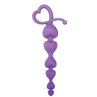 Toyz4lovers Silicone Hearty Anal Wand, фиолетовые Анальные бусы