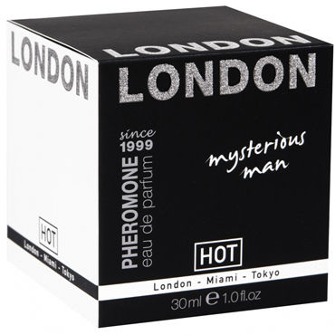 Hot London Mysterious Man, 30мл Мужские духи с феромонами shiatsu pheromone man 25мл духи с феромонами для мужчин