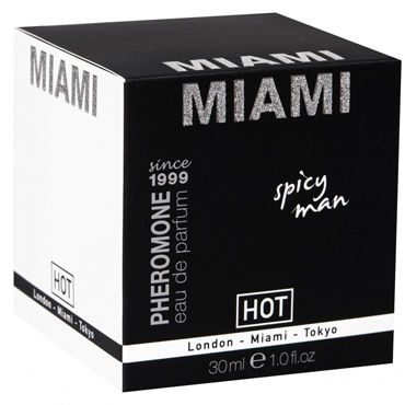 Hot Miami Spisy Man, 30мл Мужские духи с феромонами shiatsu pheromone man 25мл духи с феромонами для мужчин