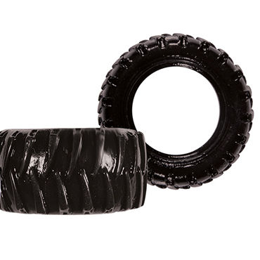 NS Novelties Treads Mens Ring Wide, черное Широкое эрекционное кольцо в виде автошины