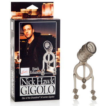 California Exotic Nick Hawk Gigolo Hawk Enhancer Насадка на пенис с кольцом для мошонки