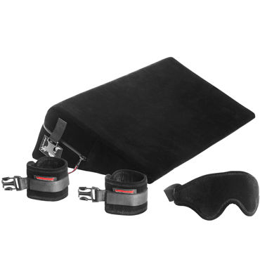 Liberator Retail Black Label Wedge, черная Подушка для любви малая из микрофибры liberator lovearts pillow кофейная подушка для любви