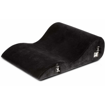 Liberator Hipster Black label, черная Подушка для любви с креплениями liberator lovearts pillow кофейная подушка для любви