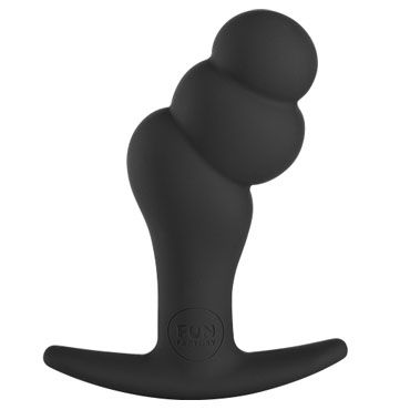 Fun Factory Boosty, черный Анальная втулка анатомической формы, с ограничителем