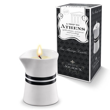 Mystim Petits Joujoux A Trip To Athens, 120г Свеча для массажа с ароматом мускуса и пачули