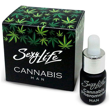 Sexy Life Cannabis Man, 5 мл Концентрат феромонов с ароматом конопли для мужчин духи cannabis pheromone sexy life духи cannabis pheromone