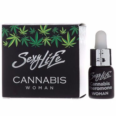 Sexy Life Cannabis Woman, 5 мл Концентрат феромонов с ароматом конопли для женщин духи cannabis pheromone sexy life духи cannabis pheromone