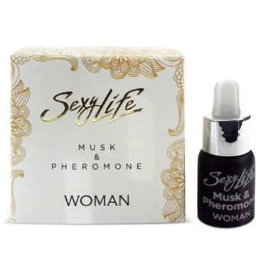 Sexy Life Musk&Pheromone Woman, 5 мл Концентрат феромонов с мускусом для женщин духи cannabis pheromone sexy life духи cannabis pheromone