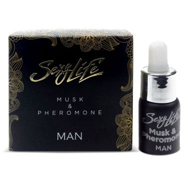 Sexy Life Musk&Pheromone Man, 5 мл Концентрат феромонов с мускусом для мужчин духи cannabis pheromone sexy life духи cannabis pheromone