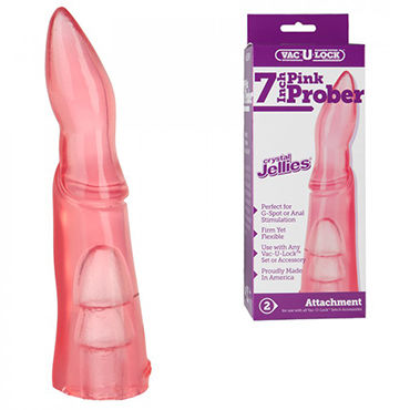 Doc Johnson Vac-U-Lock, 17 см Насадка к трусикам для анального секса