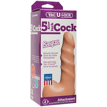 Doc Johnson Vac-U-Lock Raging Dong, 14 см Насадка к трусикам для анального секса