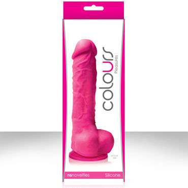 NS Novelties Colours, розовый Фаллоимитатор-реалистик на присоске, 12,7 см