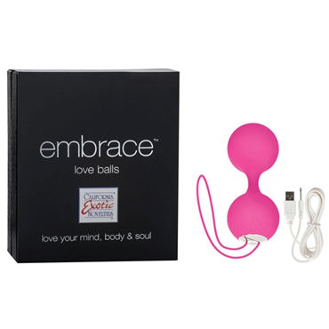California Exotic Embrace Love Balls, розовый Вагинальные шарики с вибрацией